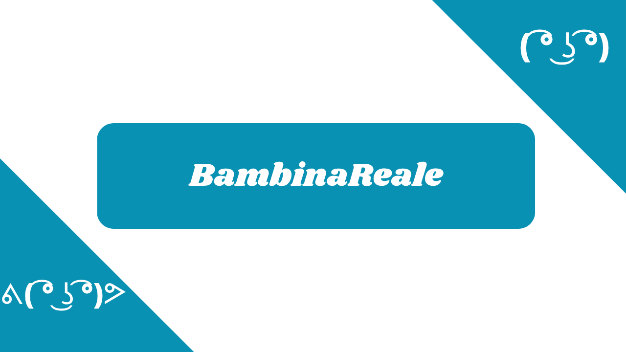 BambinaReale in diversi font