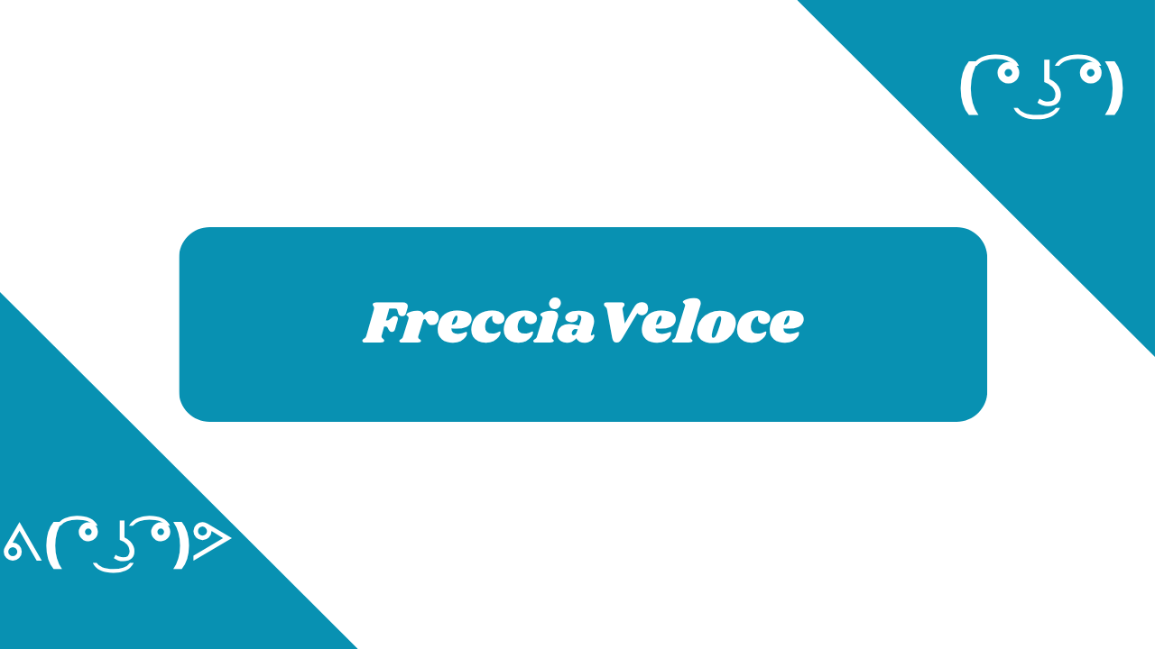 FrecciaVeloce in diversi font