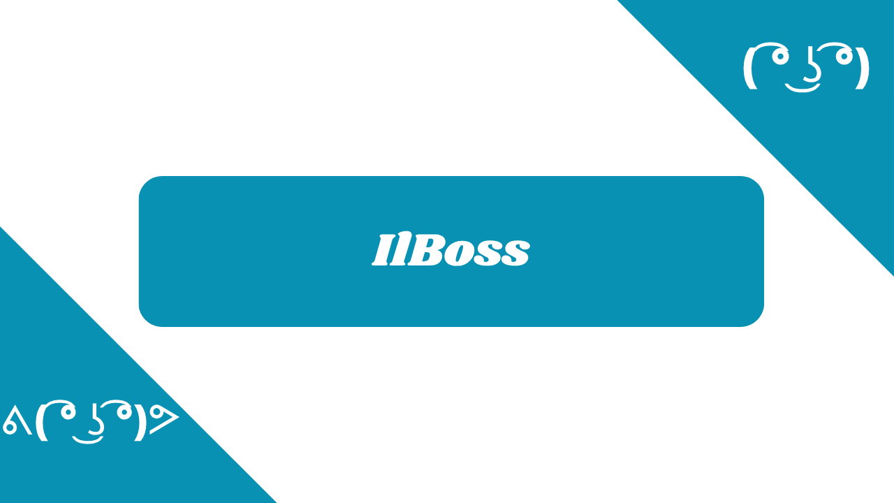 IlBoss in diversi font