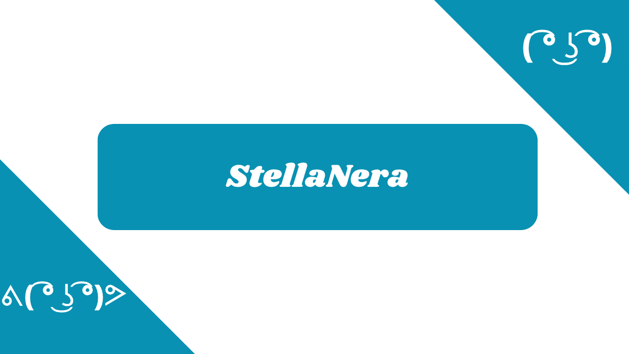 StellaNera in diversi font